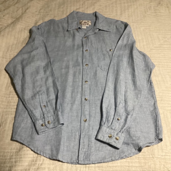 The Territory Ahead men’s linen/cotton shirt - Picture 1 of 8
